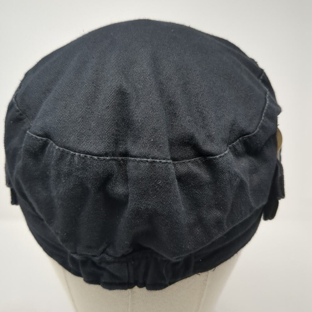 Scala Pronto Fitted Cadet Army Cap Hat Solid Blac… - image 6